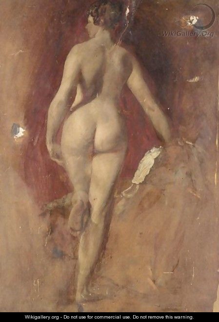 Study Of A Female Nude William Etty Wikigallery Org The Largest