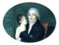 Portrait of a Gentleman and his Daughter - Francois M. Guyol de Guiran