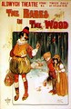 Poster advertising a performance of The Babes in the Wood at the Aldwych Theatre - Will True