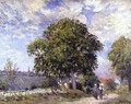 The Entrance to the Village, c.1880 - Alfred Sisley