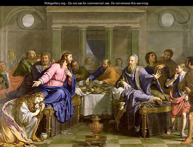 Christ in the house of simon hi-res stock photography and images - Alamy