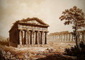 The Temple of Neptune and the Basilica at Paestum - Franz Kaisermaan