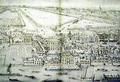 A Birds Eye View of Whitehall Palace - Leonard Knyff