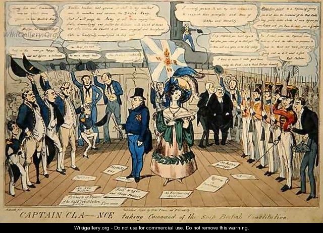 Captain Cla nce taking command of the ship British Constitution - Carl H. Heath