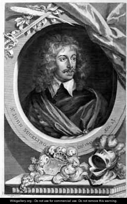 Sir John Suckling - (after) Dyck, Sir Anthony van