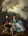 The Artist with his Wife and Daughter - Thomas Gainsborough