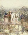 Horses and Cart - Harry Fidler