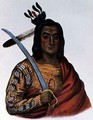 Mou Ka Ush Ka or The Trembling Earth a Yankton Sioux Chief - (after) Cooke, George