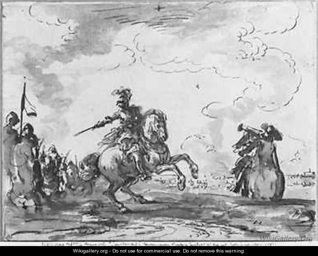 Cavaliers march - Jacques (Le Bourguignon) Courtois