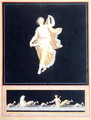 Copy of a Pompeian allegorical painting, a panoramic wallpaper design, c,1790 - Tommaso Piroli