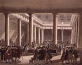 The Corn Exchange from Ackermanns Microcosm of London 1808 - & Pugin, A.C. Rowlandson, T.