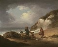 Beach Scene with Fishermen and their Catch - George Morland