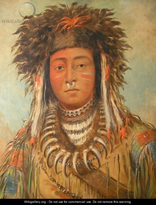 Boy Chief, Ojibbeway - George Catlin