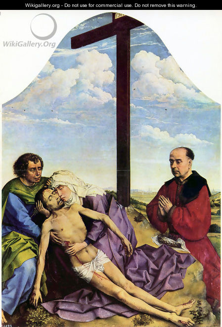 Lamentation of Christ, fragment - Rogier van der Weyden