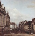 View of Dresden, the Frauenkirche - (Giovanni Antonio Canal) Canaletto