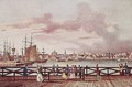 View of Boston and the South Boston Bridge - (after) Milbert, Jacques