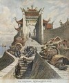 Sino-Japanese War Shanghai gate illustration from 