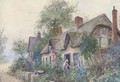 Tending to a cottage garden - Joseph Hughes Clayton