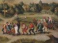 The Saint John's Dancers in Molenbeeck - Pieter The Younger Brueghel