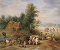 Peasants returning from the harvest - Theobald Michau