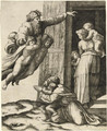 God appearing to Noah - Marcantonio Raimondi