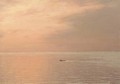 A rowing boat at sunset - Nikolai Nikanorovich Dubovskoi
