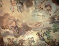 The Triumph of Peace Over War, detail of the heavens, from the ceiling of the main hall - Anton Agelo Bonifazi