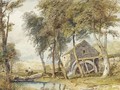 Riding past the watermill - (after) Cox, David