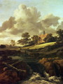 Landscape with a stream - Jacob Van Ruisdael
