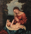 The Madonna and Child - (after) Tiziano Vecellio (Titian)