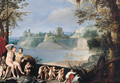 Mars and Venus in a river landscape - (after) Giuseppe (d