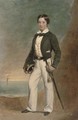 Portrait of Captain Henry Fairfax of the Royal Navy as a cadet - (after) Henry Hainsselin
