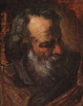 Study of the head of an apostle - (after) Ubaldo Gandolfi