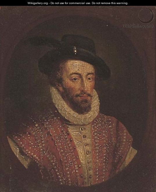 Portrait of Sir Walter Raleigh (c.1552-1618) - English School