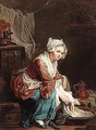 A laundry maid - (after) Greuze, Jean Baptiste
