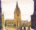 St Mary's Church, Oxford - (after) Peter De Wint