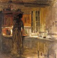 Woman In An Interior 2 - Carl Vilhelm Holsoe