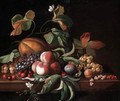 Still Life Of Fruit On A Ledge - John Setterington