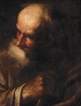Study Of The Head Of An Old Bearded Man - Venetian School