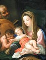 The Holy Family With The Infant Saint John The Baptist - (after) Bartolomeo Giuseppe Chiari