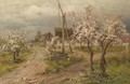 Landscape With Trees In Blossom - (after) Iulii Iul