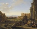Italianate Landscape With The Rest On The Flight Into Egypt - Cornelis Van Poelenburgh