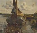 A Moored Boat - Willem Bastiaan Tholen