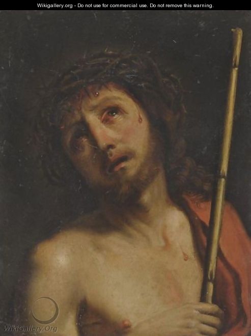 Christ Crowned With Thorns - (after) Giovanni Francesco Guercino (BARBIERI)