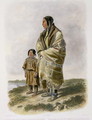 Dacota Woman and Assiniboin Girl, plate 9 from volume 2 of `Travels in the Interior of North America