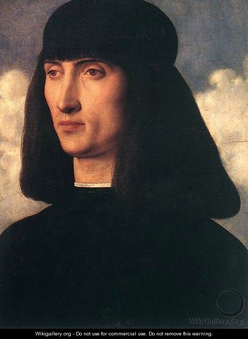 Portrait of a Young Man c. 1500 - Giovanni Bellini - WikiGallery.org ...