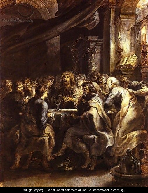 The Last Supper - Peter Paul Rubens - WikiGallery.org, the largest ...