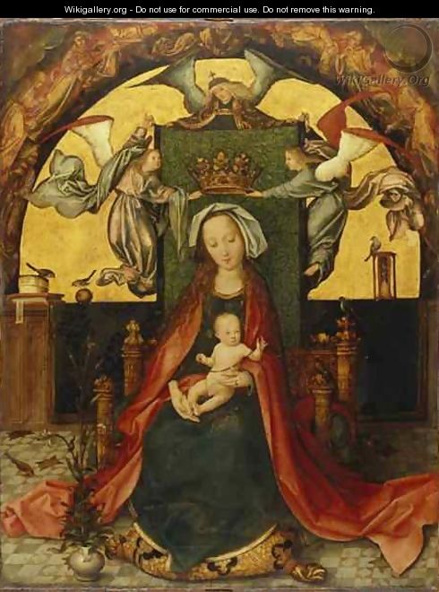 Madonna and Child - Hans, The Elder Holbein - WikiGallery.org, the ...
