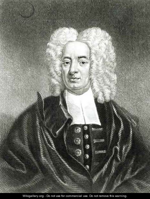 Cotton Mather 1663-1728 engraved by Charles Edward Wagstaff b.1808 and ...