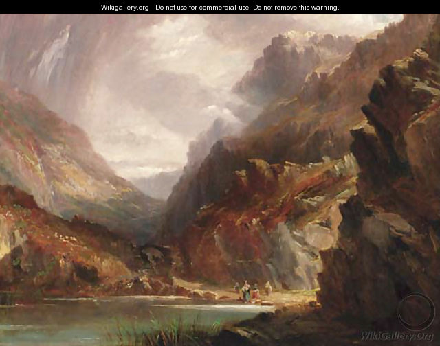 The Gap of Dunloc, Scotland - Alfred William Hunt - WikiGallery.org ...